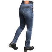 Jean moto femme OVERLAP KARA