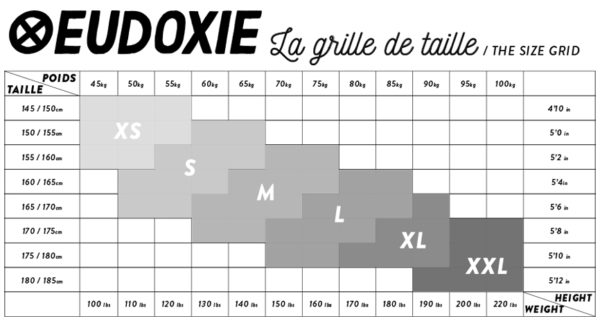 Grille des tailles EUDOXIE