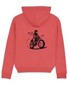 Fille Au Guidon SWEAT CAPUCHE FILLE AU GUIDON CORAIL