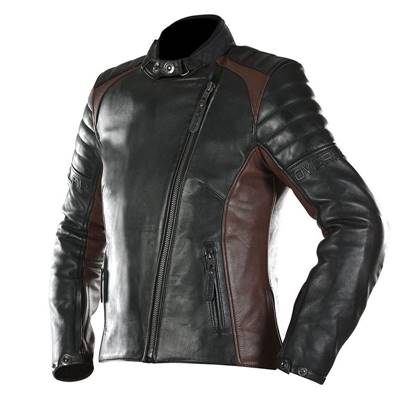 Blouson cuir moto femme